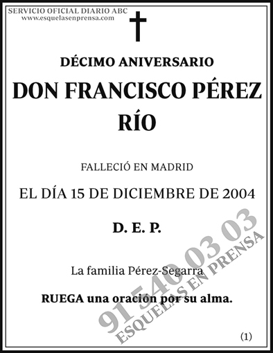 Francisco Pérez Río